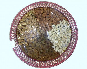 Dry Fruits Plate Gift Hamper For Festival Gift